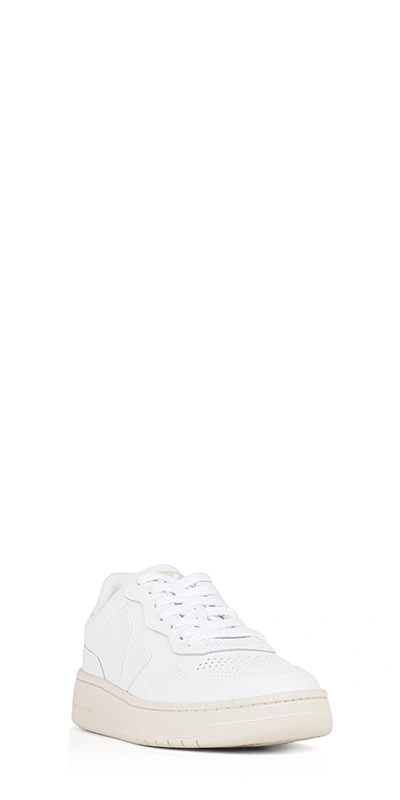 Veja V-90 Panelled Leather Sneakers