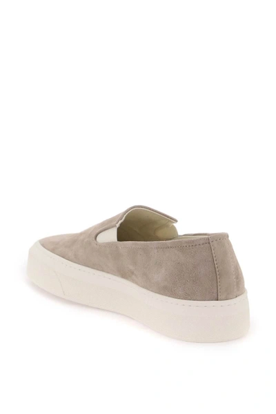 Shop Common Projects Slip-on Sneakers In Brown