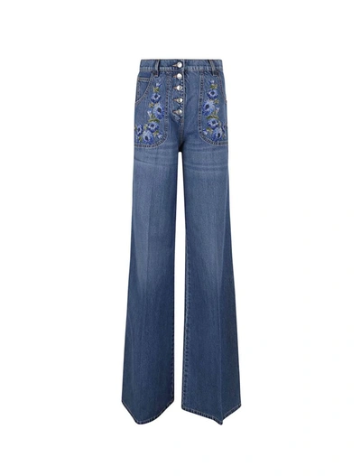 Shop Etro Jeans Blue