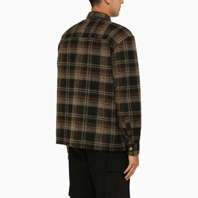 Shop Forét Checked Ivy Overshirt In In Brown