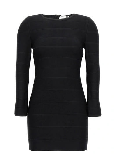 Shop Herve Leger Hervé Léger 'icon' Dress In Black