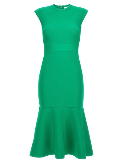 Shop Herve Leger Hervé Léger 'milano' Dress In Green
