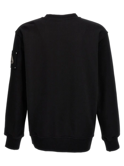Shop Moose Knuckles 'hartsfield' Sweatshirt In Black