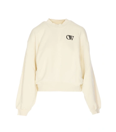 Shop Off-white Off White Sweaters In Beige