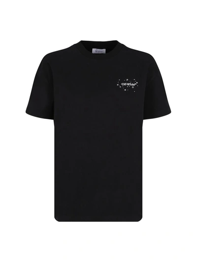 Shop Off-white T-shirts In Black Whit