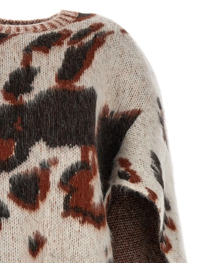 Shop Stella Mccartney 'appaloosa' Cape Sweater In Multicolor