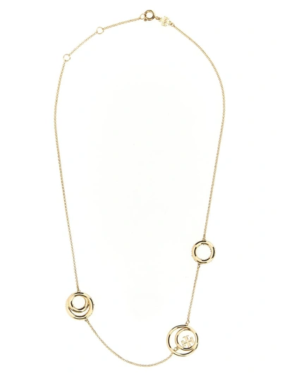 Shop Tory Burch 'open Miller' Necklace In Gold