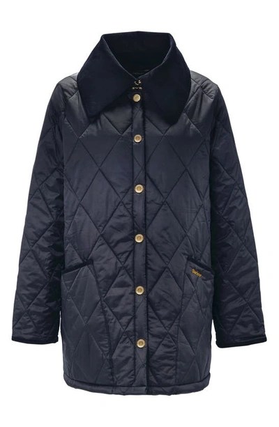 Shop Barbour Modern Liddesdale Quilted Jacket In Black
