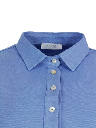 Shop Barba Napoli T-shirts And Polos In Clear Blue