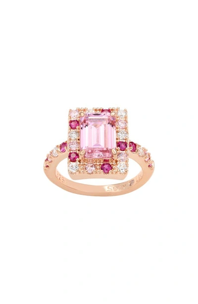 Shop Suzy Levian Mixed Pink Cubic Zirconia Ring