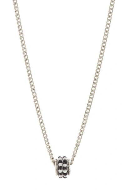 Shop Area Stars Bead Pendant Necklace In Silver