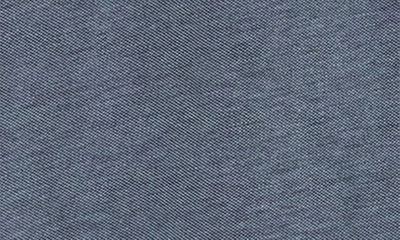 Shop Original Penguin Birdseye Tipped Cotton Piqué Polo In Faded Denim/ Dk Sapphire