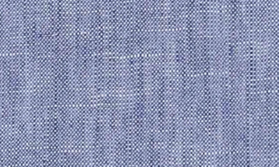 Shop Lorenzo Uomo Trim Fit Textured Dress Shirt In Steel Blue