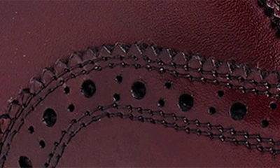 Anthony Veer Ford Brogue Oxford In Dark Red