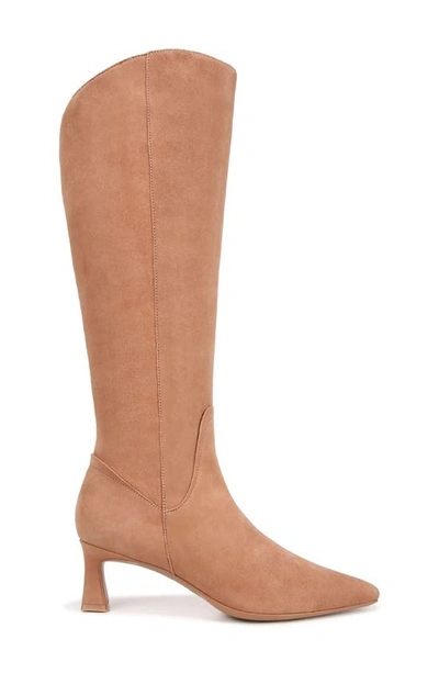 Naturalizer Deesha Womens Extra Wide Calf Suede Knee-high Boots In Cafe Brown Suede