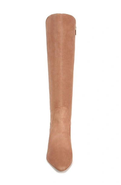 Naturalizer Deesha Womens Extra Wide Calf Suede Knee-high Boots In Cafe Brown Suede