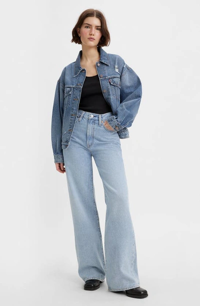 Shop Levi's Ribcage High Waist Wide Leg Jeans In Far And Wide