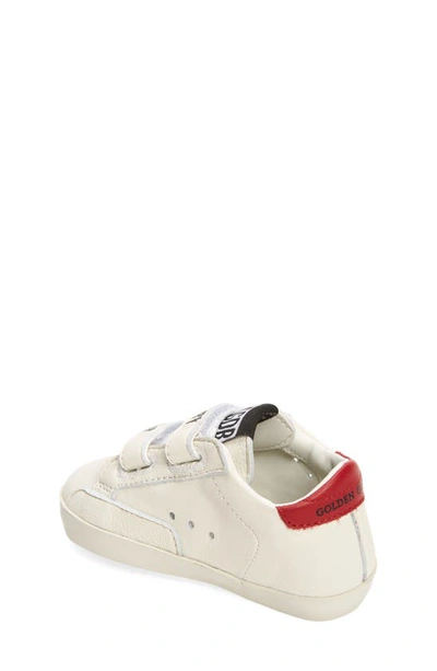 Shop Golden Goose Old School Sneaker In White/ Red