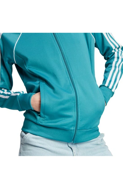 Shop Adidas Originals Lifestyle Superstar Track Jacket In Arctic Fusion