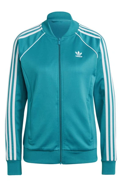 Shop Adidas Originals Lifestyle Superstar Track Jacket In Arctic Fusion