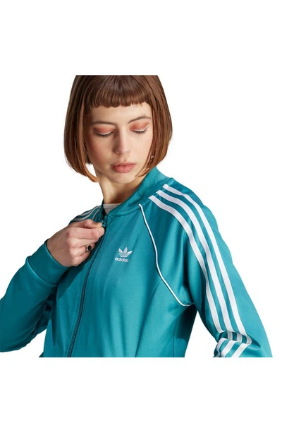 Shop Adidas Originals Lifestyle Superstar Track Jacket In Arctic Fusion