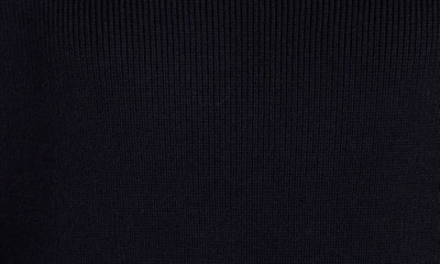 Shop Golden Goose Distressed Cotton Blend Sweater In Dark Blue