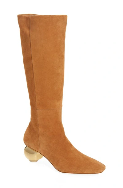 Shop Cult Gaia Zuri Sculpted Heel Boot In Camel