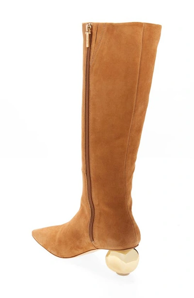 Shop Cult Gaia Zuri Sculpted Heel Boot In Camel