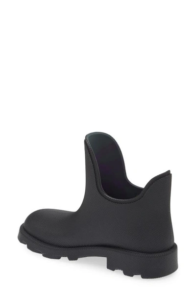 Shop Burberry Ray Textured Ankle Boot In Black