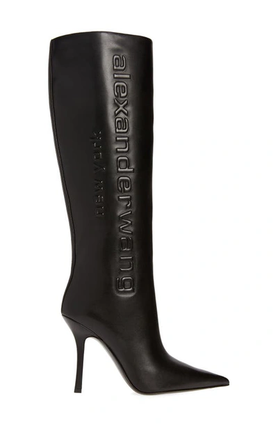 Alexander Wang Delphine Pointed Toe Boot In Black