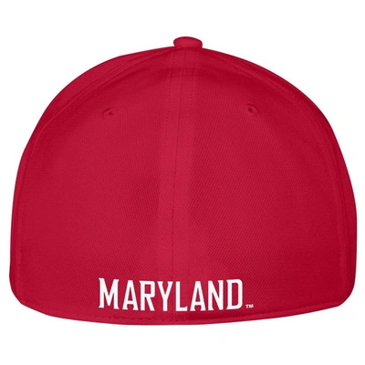 Shop Under Armour Red Maryland Terrapins Iso-chill Blitzing Accent Flex Hat