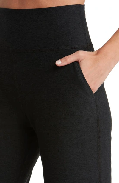 Beyond Yoga Spacedye At Your Leisure Bootcut Pant In Darkest Night
