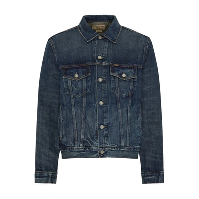 Shop Ralph Lauren Icon Trucker Denim Jacket In Trenton