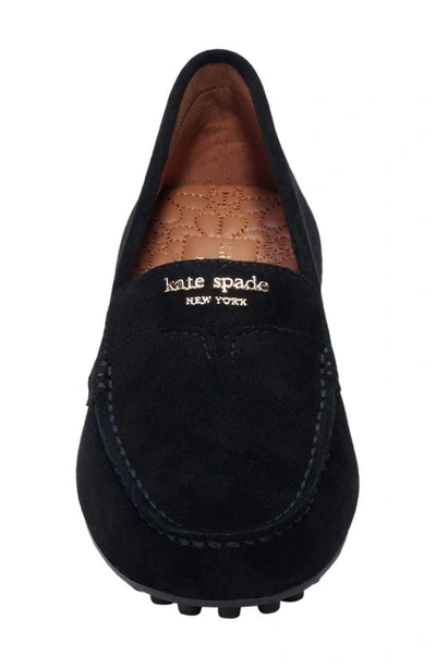Shop Kate Spade Deck Driving Loafer In Black