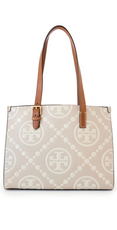 Tory Burch Small T Monogram Tote Bag