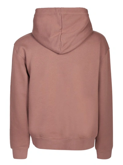 Shop Jacquemus Hoodie With Iconic Logo On The Chest In Brown