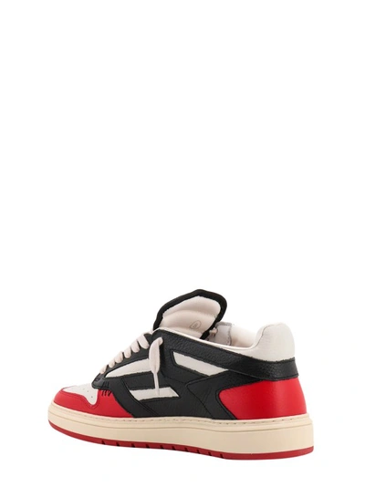 Shop Represent Suede Details Leather Sneakers In Multicolor