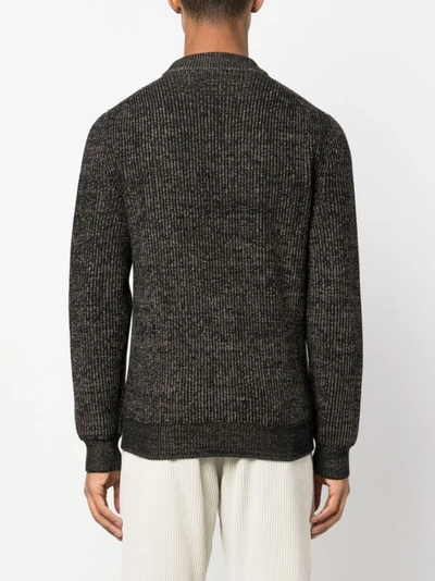 Shop Barena Venezia Black Knitted Sweater