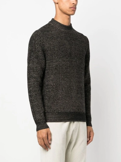 Shop Barena Venezia Black Knitted Sweater