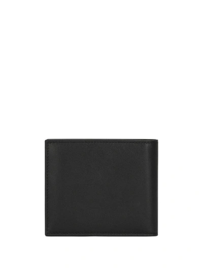 Shop Dolce & Gabbana Black Calfskin Leather Wallet