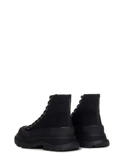 Shop Alexander Mcqueen Black Ankle Boots