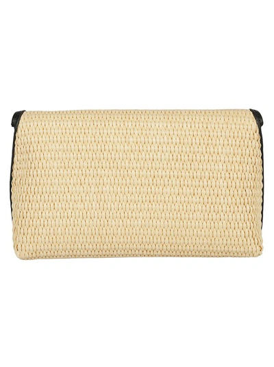 Shop Tom Ford Logo-patch Sequinned Mini Chain Bag In Neutrals