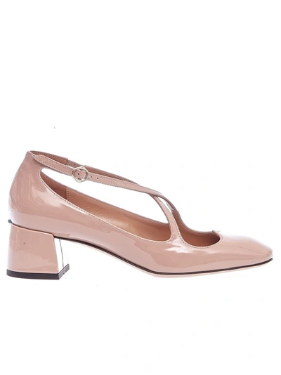 Shop A. Bocca 55mm Heel Nude Straps Shoes In Pink