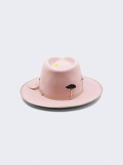 Shop Nick Fouquet Quantum Parasol Felt Hat In Pink
