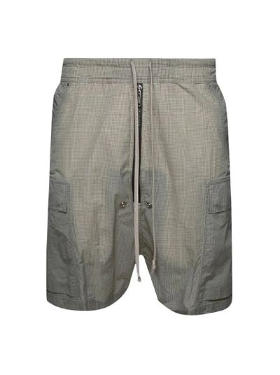 Shop Rick Owens Cargo Bela Shorts In Grey
