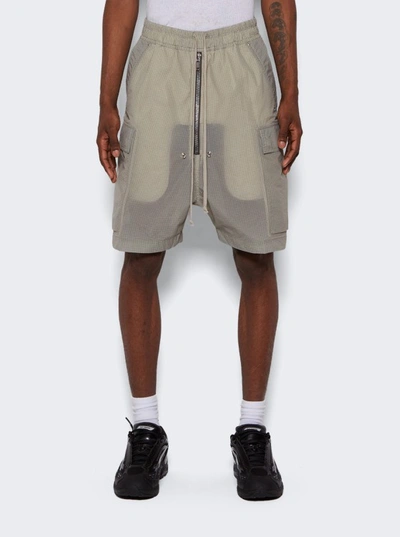 Shop Rick Owens Cargo Bela Shorts In Grey