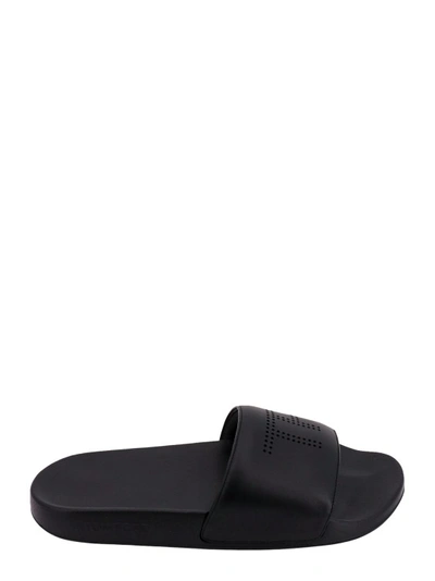 Shop Tom Ford Leather Slide In Black