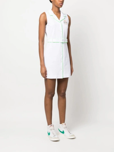 Shop Chiara Ferragni White Cotton Mini Dress