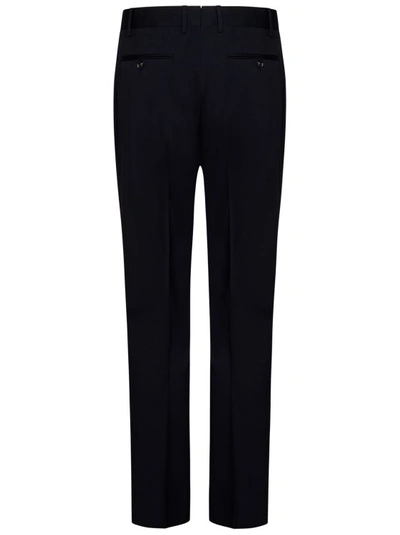 Shop Lardini Blue Belt-loop Trousers