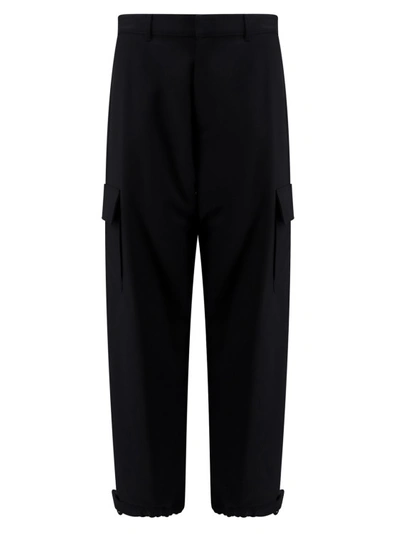 Shop Off-white Cargo Trouser With Embroidered Logo In Black